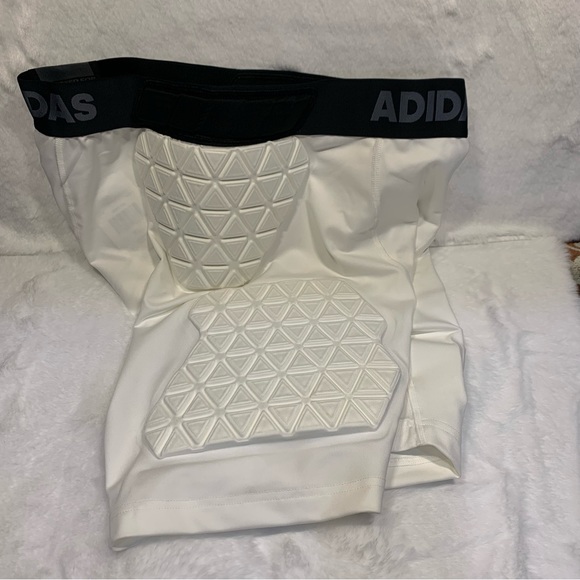 Adidas Men Football Alphaskin Force 5 Pad Girdle White X-LARGE NWT - Picture 5 of 10